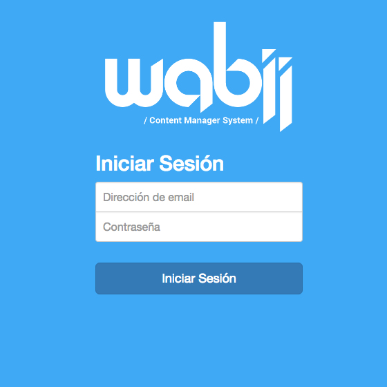 Wabii - Content Management System